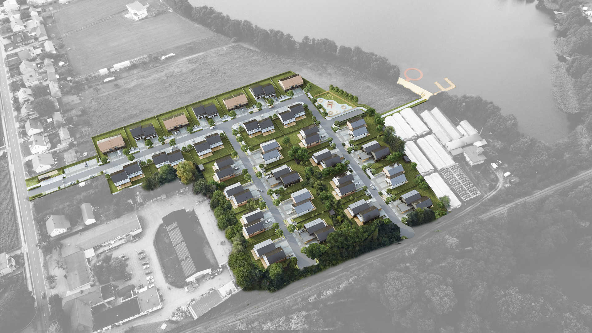 Osiedle domów jednorodzinnych w Krzycku Wielkim 137_PBO todos. architekci